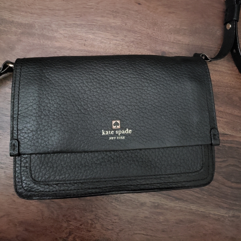 Kate Spade Black Pebble Leather Bag